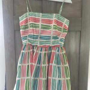Boden Pastel Retro Summer Dress 8
